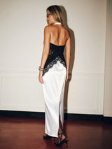 Seraphine | Lace Paneled Maxi Dress