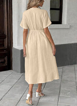 Elspeth | Tie-Front Midi Dress