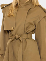 Talia | Belted Short Trench Coat