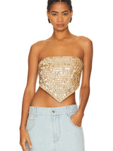 Mila | Sequin Bandeau Top