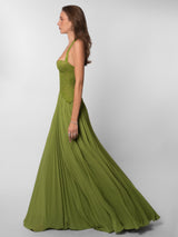 Gaia | Lace Corset Maxi Dress