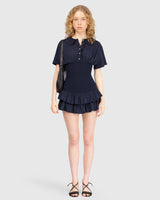 Darcy | Frill Collar Mini Dress