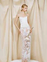 Elena | Satin Corset Top