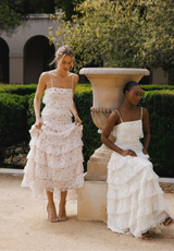 Seraphina | Lace Tiered Maxi Dress
