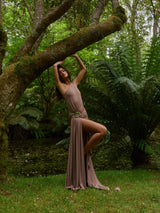 Serena | Ring Draped Gown