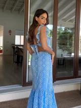 Camila | Ruffled Maxi Dress