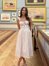 Meredith | Corset Midi Dress