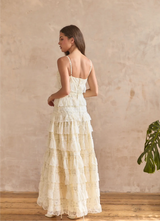 Seraphina | Lace Tiered Maxi Dress