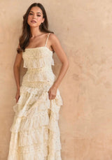 Seraphina | Lace Tiered Maxi Dress