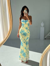 Indie | Sleeveless Floral Maxi Dress
