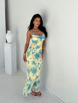 Indie | Sleeveless Floral Maxi Dress
