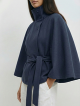 Amber | Belted Cape Jacket