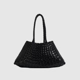 Sora | Woven Leather Shoulder Bag