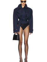 Tilly Oversized Cropped Trench