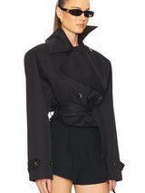 Tilly Oversized Cropped Trench