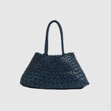 Sora | Woven Leather Shoulder Bag
