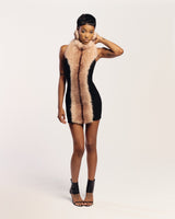 Elowen | Fur Mini Dress