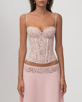 Cressida | Lace Corset Top