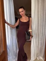 Ava | Satin Maxi Dress