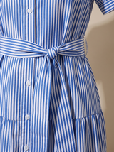 Olivia | Striped Shirt Dress