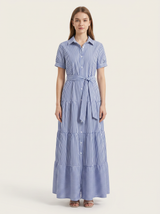Olivia | Striped Shirt Dress