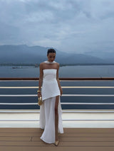 Valerie | Asymmetrical Maxi Dress