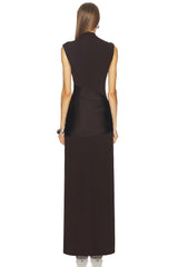 Sienna | Lace Halter Maxi Dress
