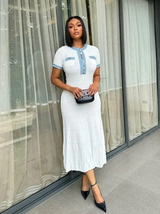Jocelyn | Buttoned Maxi Dress