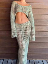 Novah | Long Sleeve Knitted Set