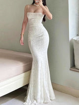 Elena | Lace Mermaid Maxi Dress