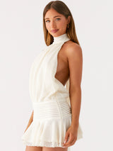 Willow | Knit Halter Mini Dress