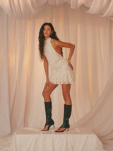 Willow | Knit Halter Mini Dress
