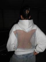 Maya | Mesh Back Oversized Hoodie