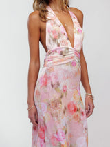 This is an image of Chelsea Maxi Dress in Aspen - RESA featuring a model wearing the dress