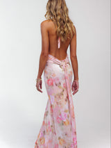 This is an image of Chelsea Maxi Dress in Aspen - RESA featuring a model wearing the dress