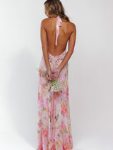 This is an image of Chelsea Maxi Dress in Aspen - RESA featuring a model wearing the dress