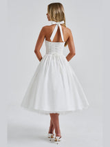 Cressida Midi Dress - Ivory