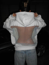 Maya | Mesh Back Oversized Hoodie