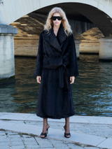 Celeste | Belted Faux Fur Coat