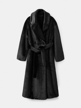 Celeste | Belted Faux Fur Coat