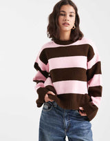 Riley | Striped Boxy Knit Sweater