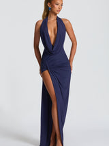 Kingsley Maxi Dress - Navy Dress Babyboo Fashion Premium Exclusive Design