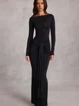 Seraphine | Draped Ruched Maxi Dress