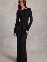 Seraphine | Draped Ruched Maxi Dress