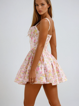 Lynn | Floral Corset Mini Dress