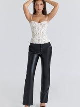 Isla | Lace Corset Top