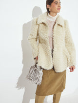 Camille | Faux Fur Sleeve Jacket