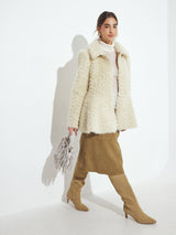 Camille | Faux Fur Sleeve Jacket