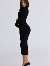 Elena | Sculpted Midi Dress