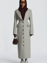 Ursula Coat - Light Grey Jacket Babyboo Fashion Premium Exclusive Design